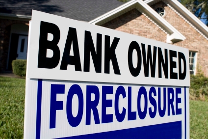 real estate attorney: bank owned foreclosure sign